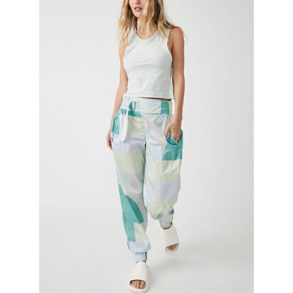 NWOT Free People Back to the Basics Tank Scoop Neck Cotton XS Cropped Seaglass - Picture 6 of 11